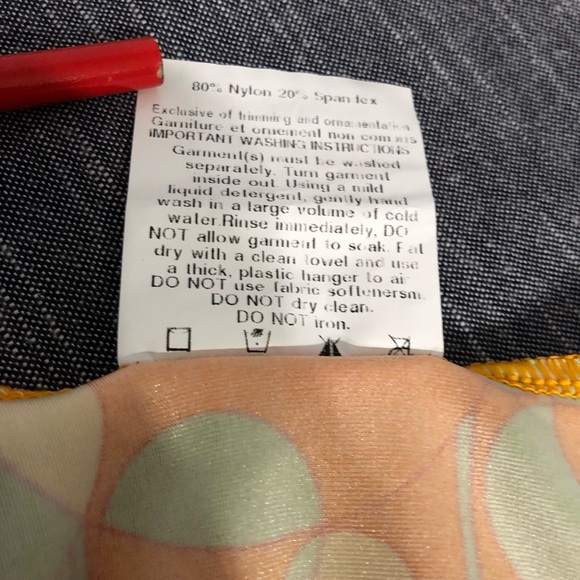 GK Gymnastics Leotard AS Adult Small With Tags Yellow Orange Green Circles - Picture 9 of 16